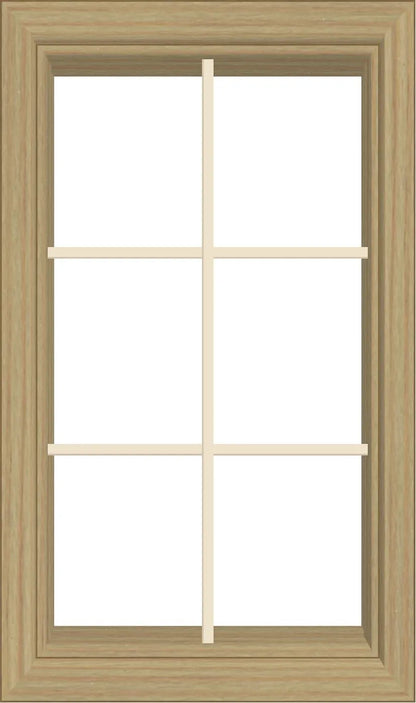 ANDERSEN Windows 400 Series Venting Casement 17" Wide Vinyl Exterior Wood Interior New Construction Low-E4 Dual Pane Argon Fill Glass Full Screen/Tempered/Frosted/Grilles Optional CR12, CR125, CR13, CR135, CR14, CR145, CR15, CR155, Or CR16