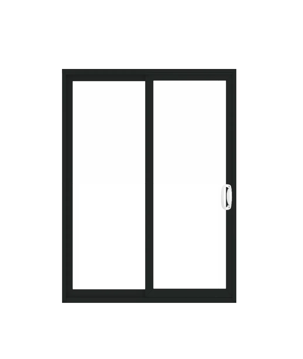 ANDERSEN PS8 200 Series Permashield 96" X 82-3/8" Sliding/Gliding Dual Pane Or Triple Pane Low-E Tempered Argon Fill Stainless Glass 2 Panel Patio Door Grilles/Screen Options