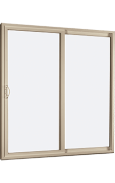 MI V2000 Series 5'0" X 6'8" Vinyl Sliding/Gliding Clear Low-E Argon Tempered Dual Pane Glass 2 Panel Patio Door 910 Colors/Grilles/Screen/Handicapped Sill Options