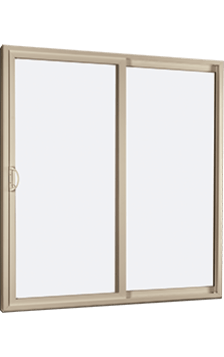 MI V2000 Series 6'0" X 8'0" Vinyl Sliding/Gliding Clear Low-E Argon Tempered Dual Pane Glass 2 Panel Patio Door 910 Colors/Grilles/Screen/Handicapped Sill Options