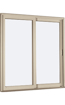 MI V3000 Series 8'0" X 6'8" Vinyl Sliding/Gliding Clear Tempered Dual Pane Low-E Argon Glass 2 Panel Setup Patio Door 1615 Grilles/Screen Optional