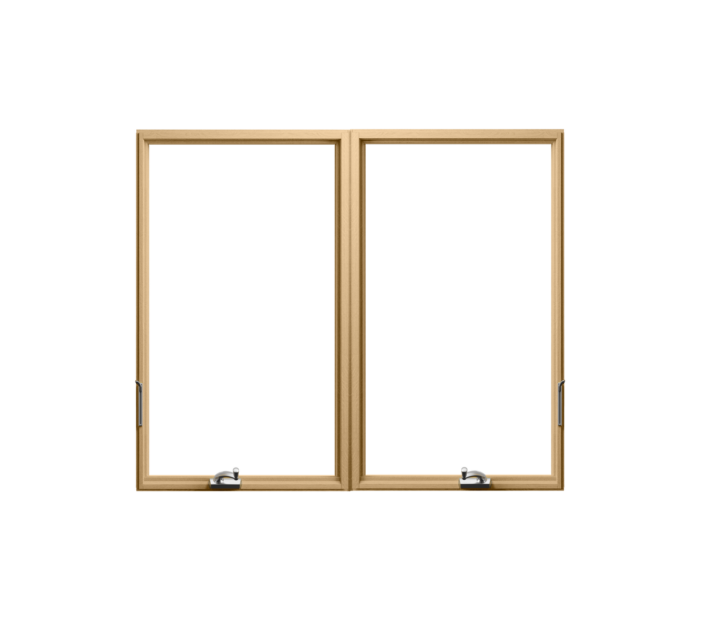 ANDERSEN Windows 400 Series Venting Twin/Double Casement 71-5/8" Wide Vinyl Exterior Wood Interior New Construction Low-E4 Dual Pane Argon Fill Glass Full Screens/Grilles/Tempered Optional CXW23, CXW235, CXW24, CXW245, Or CXW25