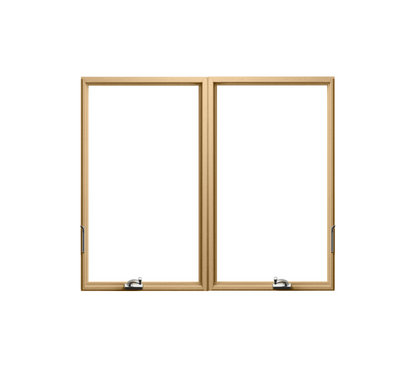 ANDERSEN Windows 400 Series Venting Twin/Double Casement 71-5/8" Wide Vinyl Exterior Wood Interior New Construction Low-E4 Dual Pane Argon Fill Glass Full Screens/Grilles/Tempered Optional CXW23, CXW235, CXW24, CXW245, Or CXW25