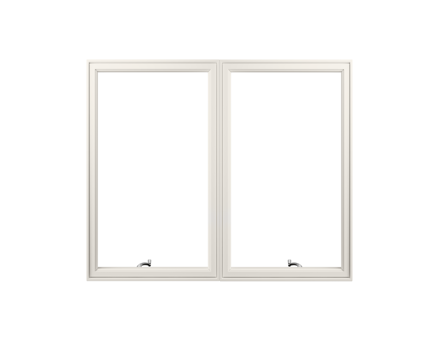 ANDERSEN Windows 400 Series Venting Twin/Double Casement 33-3/4" Wide Vinyl Exterior Wood Interior New Construction Low-E4 Dual Pane Argon Fill Glass Full Screens/Grilles/Tempered Optional CR23, CR235, CR24, CR245, CR25, CR255, Or CR26