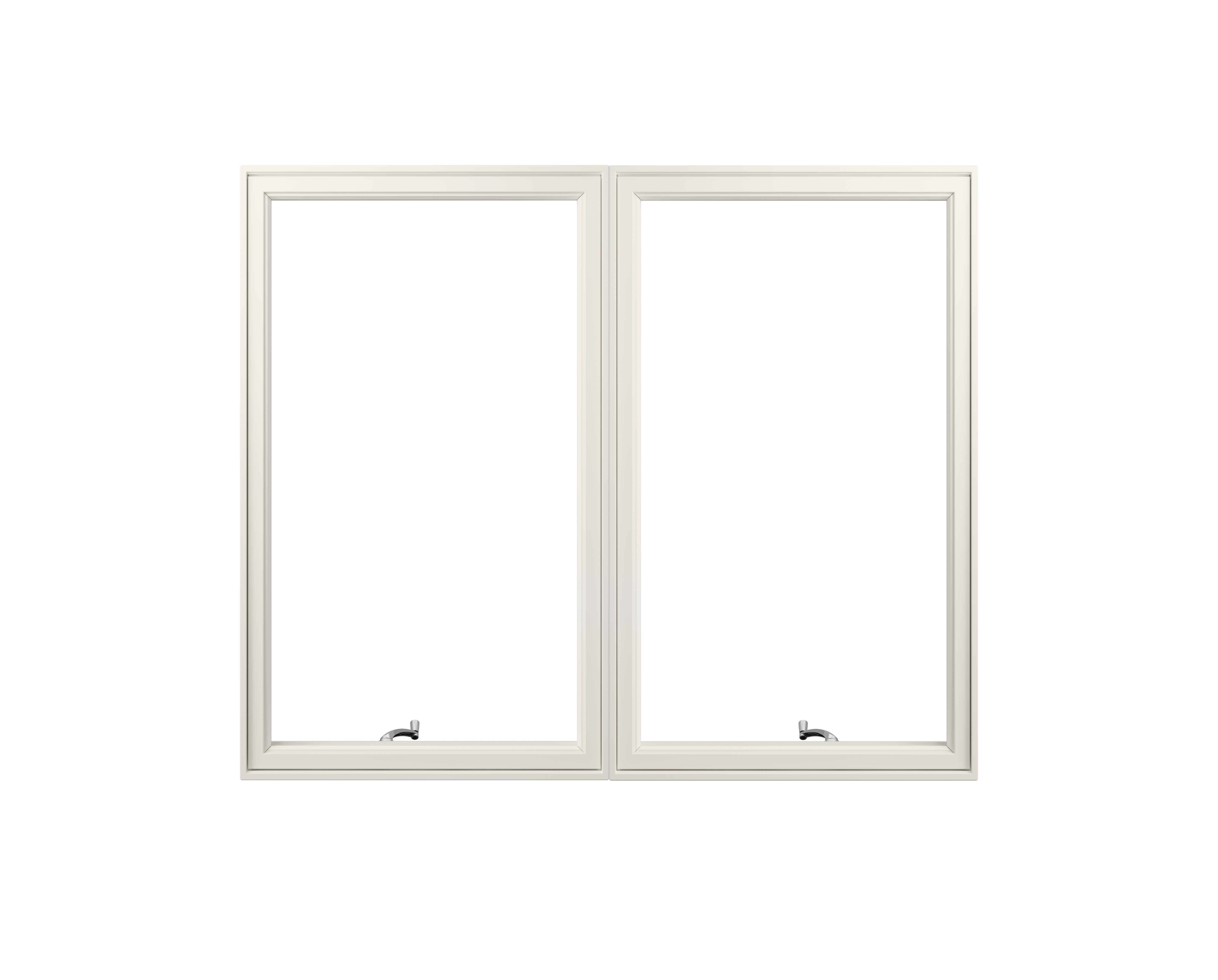 ANDERSEN Windows 400 Series Venting Twin/Double Casement 71-5/8" Wide Vinyl Exterior Wood Interior New Construction Low-E4 Dual Pane Argon Fill Glass Full Screens/Grilles/Tempered Optional CXW23, CXW235, CXW24, CXW245, Or CXW25