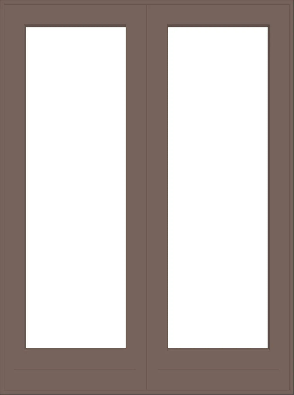 ANDERSEN 400 Series Frenchwood Hinged Vinyl Exterior Wood Interior Dual Pane Low-E Tempered Argon Fill Glass 2 Panel French Door FWH4168, FWH41611, FWH4180, FWH5068, FWH50611, FWH5080, FWH5468, FWH54611, FWH5480, FWH6068, FWH60611, Or FWH6080