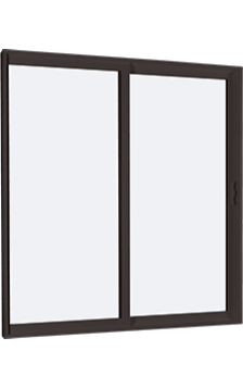 MI V2000 Series 5'0" X 6'8" Vinyl Sliding/Gliding Clear Low-E Argon Tempered Dual Pane Glass 2 Panel Patio Door 910 Colors/Grilles/Screen/Handicapped Sill Options