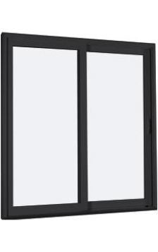 MI V3000 Series 5'0" X 6'8" Vinyl Sliding/Gliding Clear Tempered Dual Pane Low-E Argon Glass 2 Panel Setup Patio Door 1615 Grilles/Screen Optional