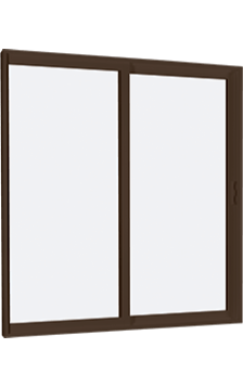 MI V2000 Series 6'0" X 6'8" Vinyl Sliding/Gliding Clear Low-E Argon Tempered Dual Pane Glass 2 Panel Patio Door 910 Colors/Grilles/Screen/Handicapped Sill Options