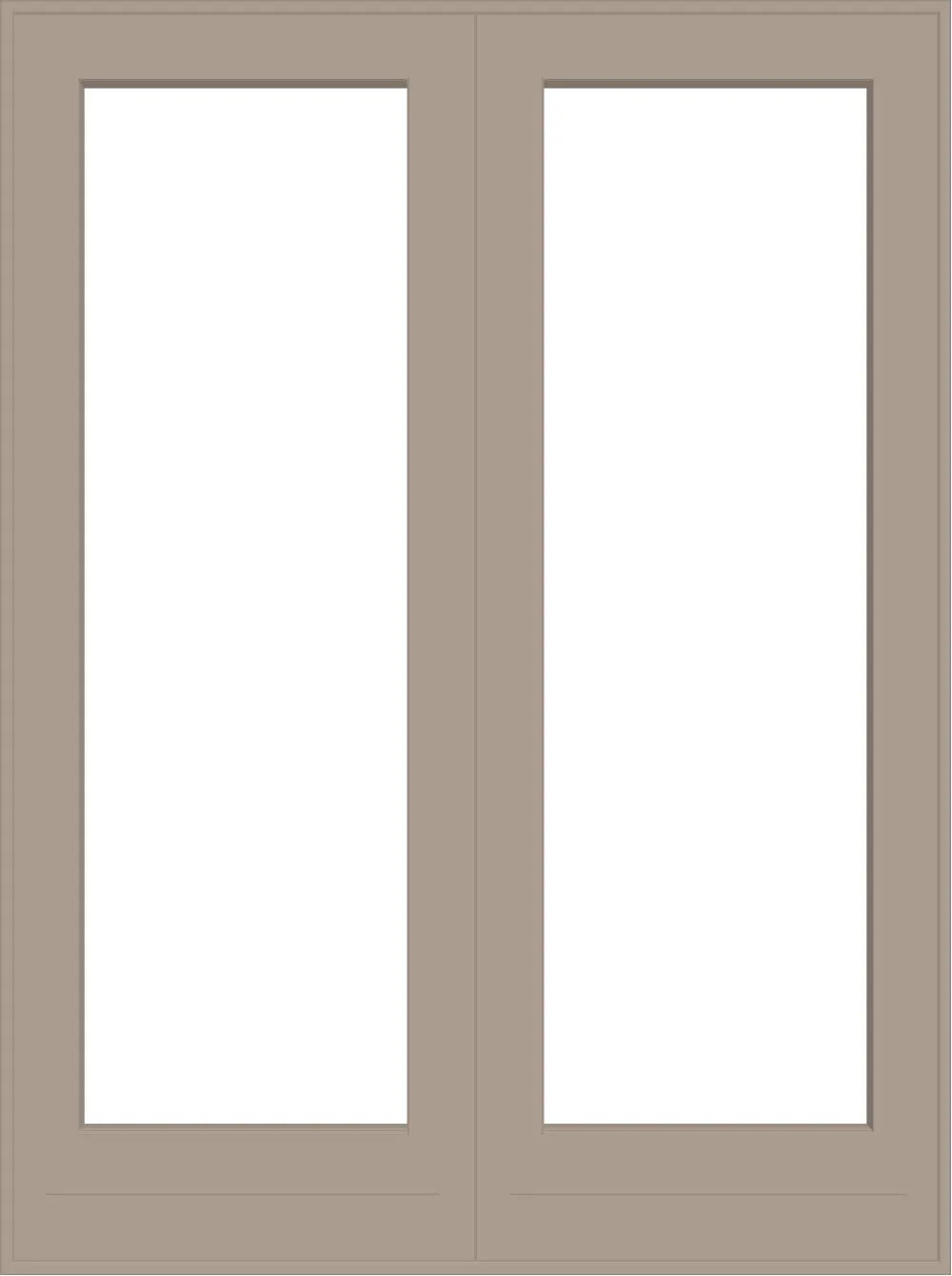 ANDERSEN 400 Series Frenchwood Hinged Vinyl Exterior Wood Interior Dual Pane Low-E Tempered Argon Fill Glass 2 Panel French Door FWH4168, FWH41611, FWH4180, FWH5068, FWH50611, FWH5080, FWH5468, FWH54611, FWH5480, FWH6068, FWH60611, Or FWH6080