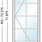ANDERSEN Windows 400 Series Venting Casement 24⅛" Wide Vinyl Exterior Wood Interior New Construction Low-E4 Dual Pane Argon Fill Glass Full Screen/Tempered/Frosted/Grilles Optional C12, C125, C13, C135, C14, C145, C15, C155, Or C16