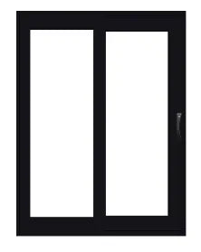 PELLA Lifestyle Series Contemporary 2 Panel 83.25" X 95.5" Advanced Low-E Insulating Tempered Argon Fill Glass Assembled Sliding/Gliding Patio Door Grilles/Screen Options