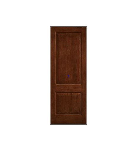 THERMATRU 6'8" Or 8'0" Classic Craft Mahogany Square Top Panel Exterior Prehung Door CCR200/CCR8222