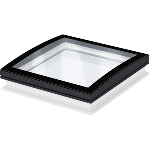 VELUX CFU Fixed Base With ISU Curved Tech Protective Top Cover Deck Mounted Flat Roof Or Low Pitch Roof Skylight