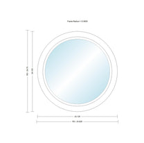 ANDERSEN Windows 400 Series Specialty Circle Window Fixed Vinyl Exteri ...