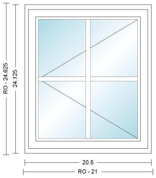 ANDERSEN Windows 400 Series Venting Casement 20-1/2" Wide Vinyl Exterior Wood Interior New Construction Low-E4 Dual Pane Argon Fill Glass Full Screen/Tempered/Frosted/Grilles Optional CN12, CN125, CN13, CN135, CN14, CN145, CN15, CN155, Or CN16