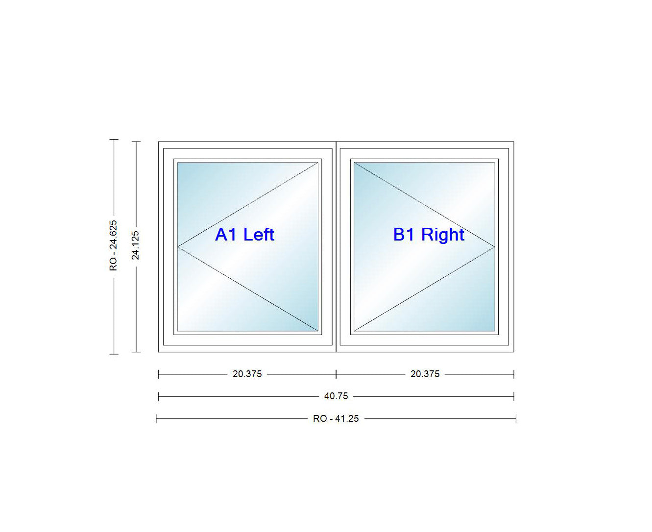 ANDERSEN Windows 400 Series Venting Twin/Double Casement 40-3/4" Wide Vinyl Exterior Wood Interior Low-E4 Dual Pane Argon Fill Glass Full Screens/Grilles/Tempered Optional CN22, CN225, CN23, CN235, CN24, CN245, CN25, CN255, Or CN26