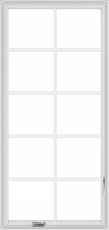 ANDERSEN Windows 400 Series Venting Casement 24⅛" Wide Vinyl Exterior Wood Interior New Construction Low-E4 Dual Pane Argon Fill Glass Full Screen/Tempered/Frosted/Grilles Optional C12, C125, C13, C135, C14, C145, C15, C155, Or C16