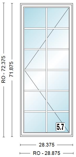 ANDERSEN Windows 400 Series Venting Casement 28⅜" Wide Vinyl Exterior Wood Interior New Construction Low-E4 Dual Pane Argon Fill Glass Full Screen/Tempered/Frosted/Grilles Optional CW12, CW125, CW13, CW135, CW14, CW145, CW15, CW155, Or CW16