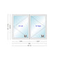 ANDERSEN Windows 400 Series Venting Twin/Double Casement 56-1/2