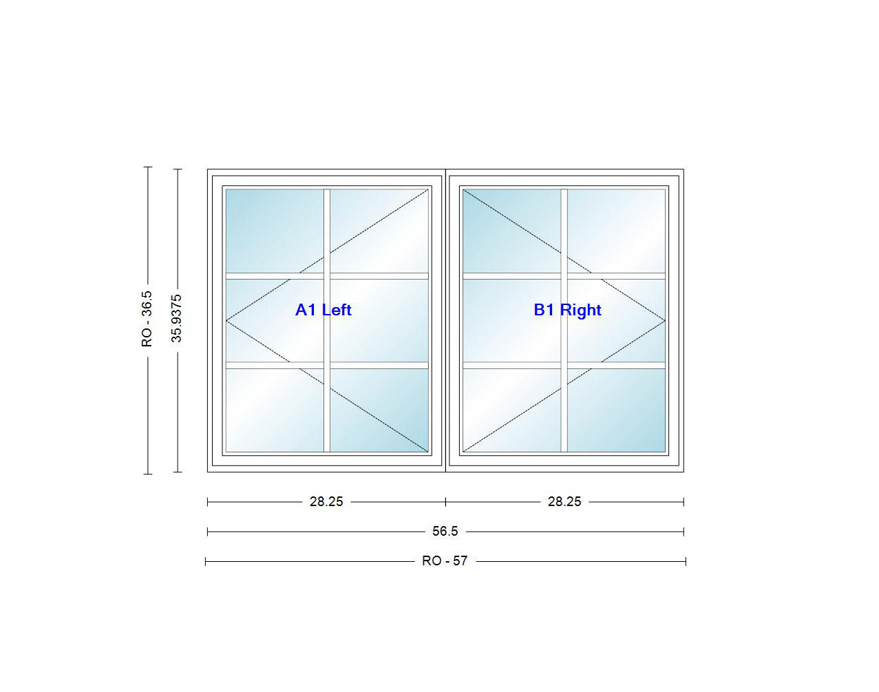 ANDERSEN Windows 400 Series Venting Twin/Double Casement 56-1/2" Wide Vinyl Exterior Wood Interior Low-E4 Dual Pane Argon Fill Glass Full Screens/Grilles/Tempered Optional CW22, CW225, CW23, CW235, CW24, CW245, CW25, CW255, Or CW26