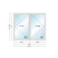 ANDERSEN Windows 400 Series Venting Twin/Double Casement 56-1/2