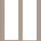 ANDERSEN FWG6080 400 Series 71-1/4" X 95-1/2" Frenchwood Sliding/Gliding Vinyl Exterior Wood Interior Dual Pane Low-E Tempered Argon Fill Glass 2 Panel Patio Door Grilles/Screen/Assembeled Options