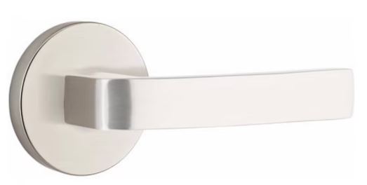EMTEK Breslin Lever Modern, Disk, Square, Neos, Modern Rectangular, Or Urban Modern Rosette Door Lever Handle Passage, Privacy, Or Dummy Many Color Options