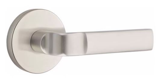 EMTEK Aston Lever Modern, Disk, Square, Neos, Modern Rectangular, Or Urban Modern Rosette Door Lever Handle Passage, Privacy, Or Dummy Many Color Options