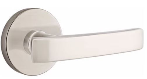 EMTEK Geneva Lever Modern, Disk, Square, Neos, Modern Rectangular, Or Urban Modern Rosette Door Lever Handle Passage, Privacy, Or Dummy Many Color Options