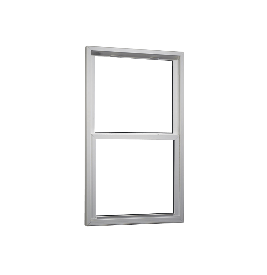 MI WINDOWS 1556 Double Hung 19.5" Wide New Construction Vinyl White Or Almond Low-E Argon Full Screen Optional