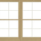 ANDERSEN Windows 400 Series Twin Double Hung 75-3/8" Wide Equal Sash Vinyl Exterior Wood Interior Low-E4 Dual Pane Glass Screen/Tempered/Frosted/Grilles Optional TW3032-2, TW3036-2, TW30310-2, TW3042-2, TW3046-2, TW30410-2, Or TW3052-2