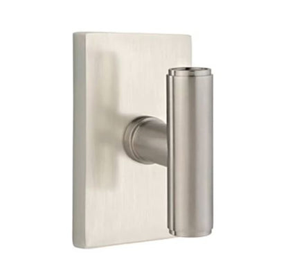 EMTEK The Ace Knob  Quincy, Disk, Square, Modern Rectangular, Or Urban Modern Rosette Door Knob Handle Passage, Privacy, Or Dummy Many Color Options