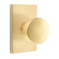 EMTEK Laurent Knob  Modern, Disk, Square, Neos, Modern Rectangular, Or Urban Modern Rosette Door Knob Handle Passage, Privacy, Or Dummy Many Color Options