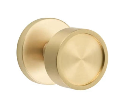 EMTEK Verve Knob  Modern, Disk, Square, Neos, Modern Rectangular, Or Urban Modern Rosette Door Knob Handle Passage, Privacy, Or Dummy Many Color Options