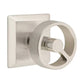 EMTEK Spoke Knob  Quincy, Disk, Square, Modern Rectangular, Or Urban Modern Rosette Door Knob Handle Passage, Privacy, Or Dummy Many Color Options