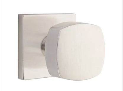 EMTEK Freestone Knob  Modern, Disk, Square, Neos, Modern Rectangular, Or Urban Modern Rosette Door Knob Handle Passage, Privacy, Or Dummy Many Color Options