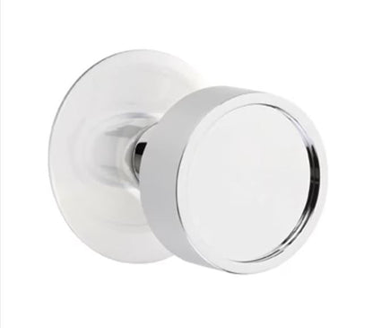 EMTEK Verve Knob  Modern, Disk, Square, Neos, Modern Rectangular, Or Urban Modern Rosette Door Knob Handle Passage, Privacy, Or Dummy Many Color Options