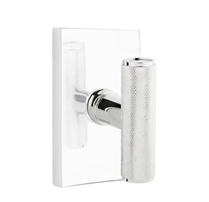 EMTEK The Ace Knurled Knob  Quincy, Disk, Square, Modern Rectangular, Or Urban Modern Rosette Door Knob Handle Passage, Privacy, Or Dummy Many Color Options