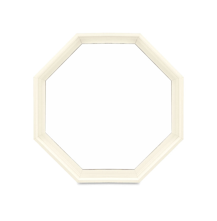 Marvin Essential Direct Glazed Octagon Fixed Picture Window Fiberglass Exterior And Interior Low-E2 With Argon Glass Tempered Optional