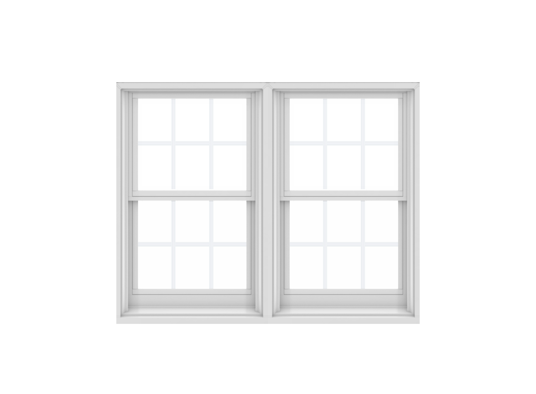 ANDERSEN Windows 400 Series Twin Double Hung 71-3/8" Wide Equal Sash Vinyl Exterior Wood Interior Low-E4 Dual Pane Glass Screen/Tempered/Frosted/Grilles Optional TW21032-2, TW21036-2, TW210310-2, TW21042-2, TW21046-2, TW210410-2, Or TW21052-2