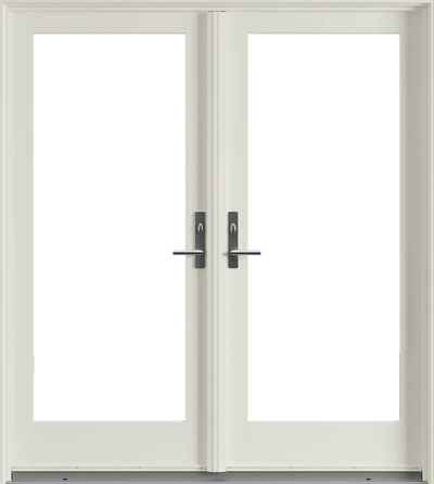 ANDERSEN 400 Series Frenchwood Hinged Vinyl Exterior Wood Interior Dual Pane Low-E Tempered Argon Fill Glass 2 Panel French Door FWH4168, FWH41611, FWH4180, FWH5068, FWH50611, FWH5080, FWH5468, FWH54611, FWH5480, FWH6068, FWH60611, Or FWH6080