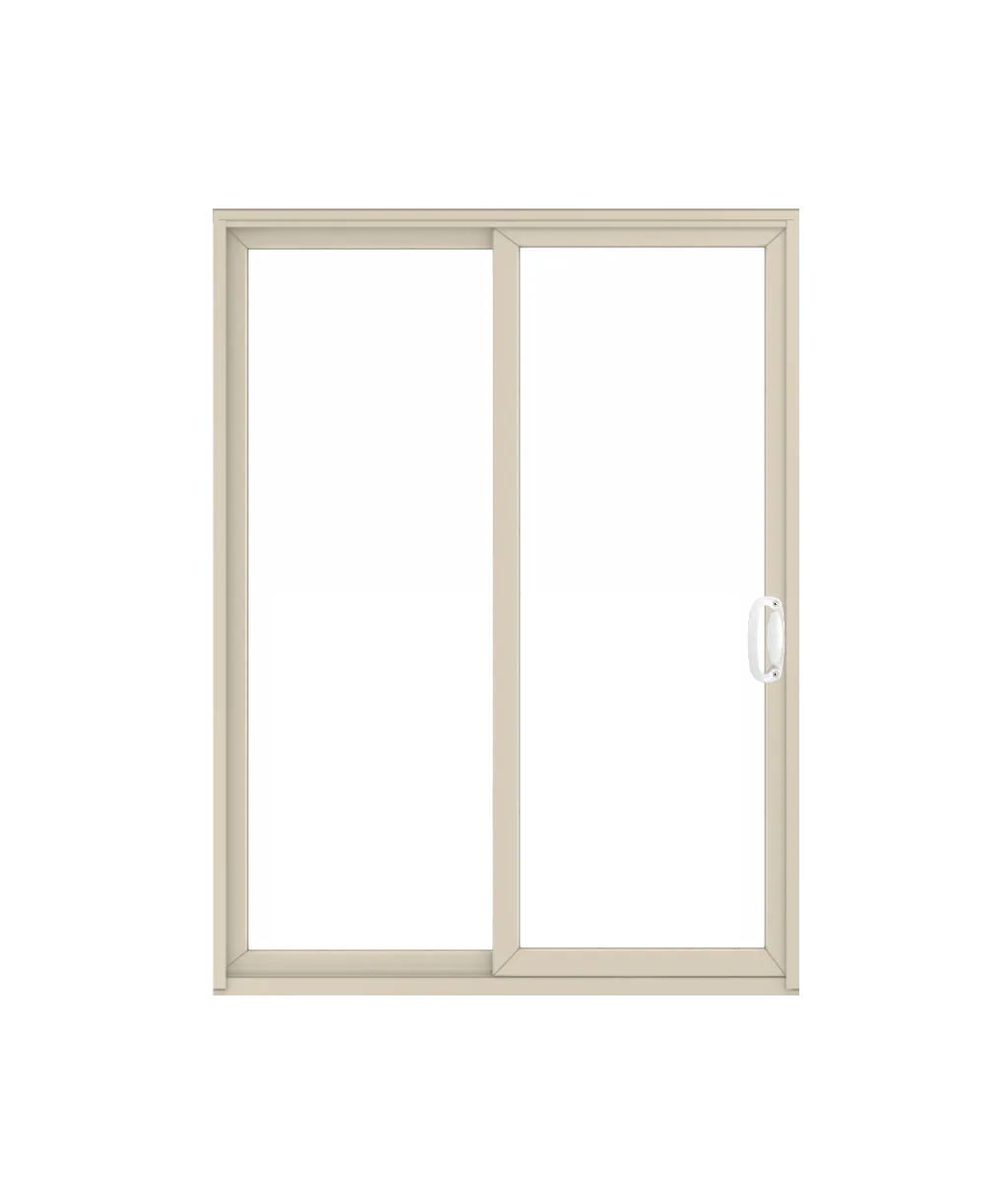 ANDERSEN PS6 200 Series Permashield 72" X 82-3/8" Sliding/Gliding Dual Pane Or Triple Pane Low-E Tempered Argon Fill Stainless Glass 2 Panel Patio Door Grilles/Screen Options