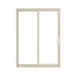 ANDERSEN PS6 200 Series Permashield 72" X 82-3/8" Sliding/Gliding Dual Pane Or Triple Pane Low-E Tempered Argon Fill Stainless Glass 2 Panel Patio Door Grilles/Screen Options