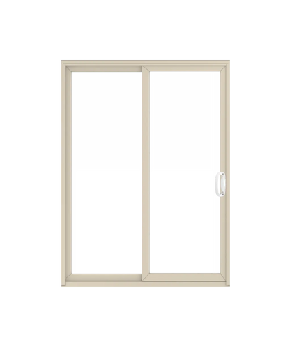 ANDERSEN PS6 200 Series Permashield 72" X 82-3/8" Sliding/Gliding Dual Pane Or Triple Pane Low-E Tempered Argon Fill Stainless Glass 2 Panel Patio Door Grilles/Screen Options