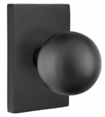 EMTEK Orb Knob  Modern, Disk, Square, Neos, Modern Rectangular, Or Urban Modern Rosette Door Knob Handle Passage, Privacy, Or Dummy Many Color Options