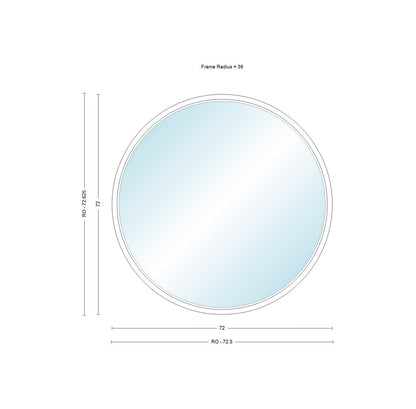 ANDERSEN Windows 400 Series Specialty Circle Window Fixed Vinyl Exterior Wood Interior Low-E4 Dual Pane Argon Full Glass Grilles/Frosted/Tempered Optional CIR20, CIR24, CIR30, FR40, Or FR60