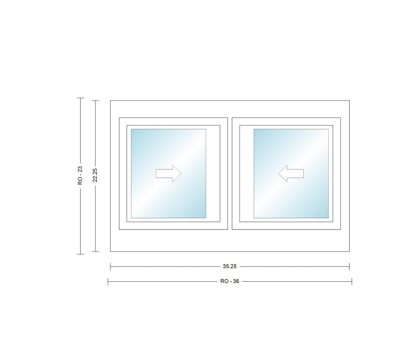 ANDERSEN Windows 400 Series Gliding Slider Window 35-1/4" Wide Vinyl Exterior Wood Interior Low-E4 Dual Pane Glass Full Screen/Grilles/Tempered Optional G32, G33, G336, G34, Or G35