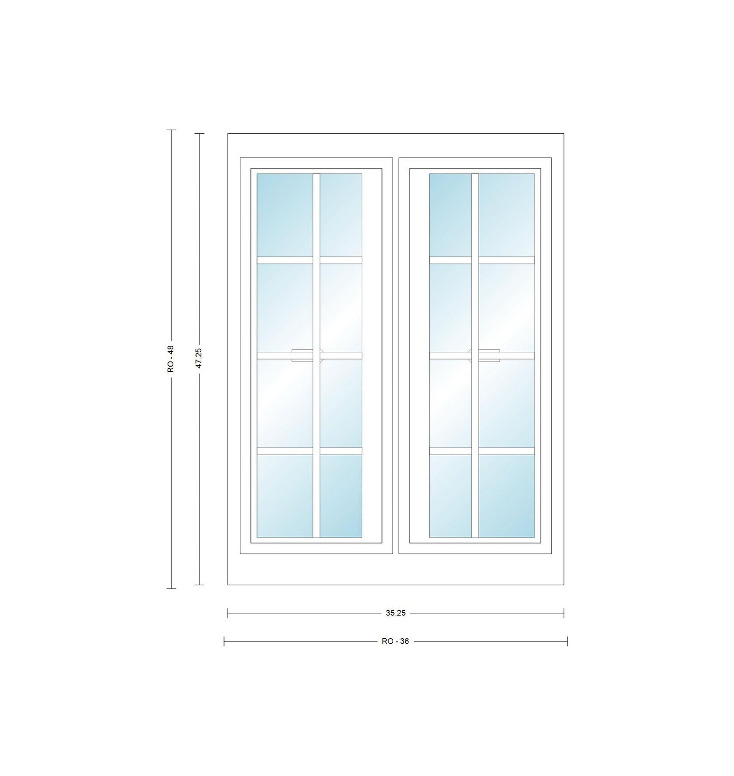 ANDERSEN Windows 400 Series Gliding Slider Window 35-1/4" Wide Vinyl Exterior Wood Interior Low-E4 Dual Pane Glass Full Screen/Grilles/Tempered Optional G32, G33, G336, G34, Or G35