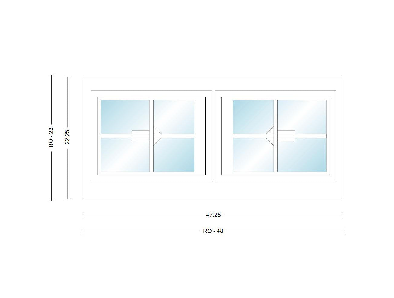 ANDERSEN Windows 400 Series Gliding Slider Window 47-1/4" Wide Vinyl Exterior Wood Interior Low-E4 Dual Pane Glass Full Screen/Grilles/Tempered Optional G42, G43, G436, G44, Or G45